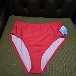 Women's Large Draper James Red Bikini Bottom NWT